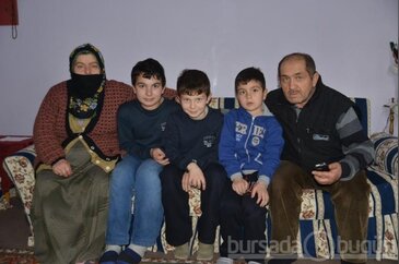 Torunlarına kavuşunca... 