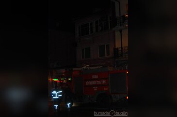Bursa'da masaj salonunda korkutan yangın