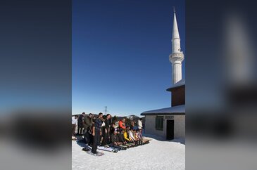 Uludağ'da pistler doldu taştı
