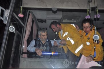 Bursa'da karakol önünde can pazarı