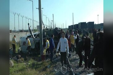 Mersin'de tren kazası