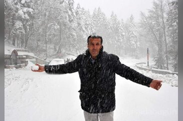 Uludağ'da kar sürprizi