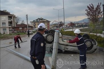 
Bursa'da alkollü sürücü dehşet saçtı