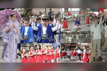 Bursa'da minikler gösterileriyle coşturdu 