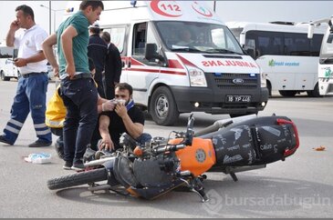 Bursa'da terminale giren yarış motoru dehşet saçtı