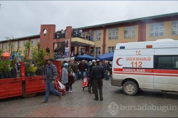 Bursa'da pazara dalan otomobil dehşet saçtı
