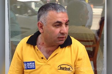 Bursa'da otoparkçıya feci dayak!