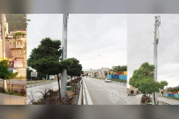 Bursa'da baz istasyonu ağaca bakın ne yaptı? ÖZEL HABER