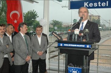 BursaRay Kestel Hattı açıldı
