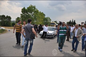 Bursa'da köylülerin eyleminde dehşet dakikaları