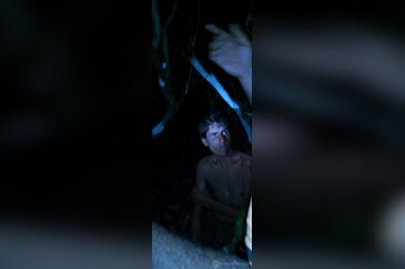 10 gün boyunca ormanda yaşadı