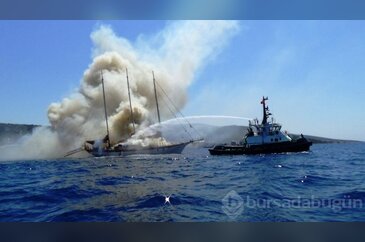 Bodrum'da 2 milyon euro kül oldu