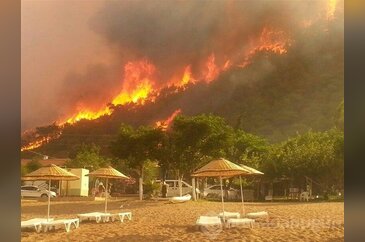 Antalya'da korkunç yangın