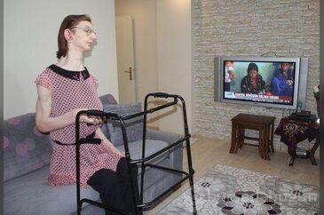 Dünyanın en uzun boylu kızı Rümeysa
