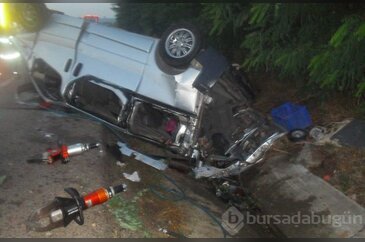 Bursa'da korkunç kaza!
