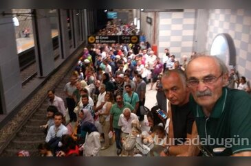 Bursa'da metro arızası!