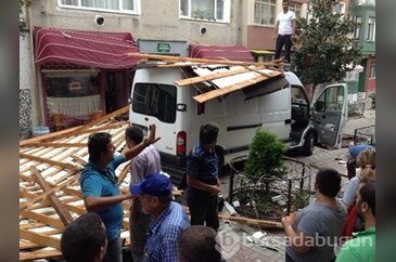 Dizi setinde felaket!