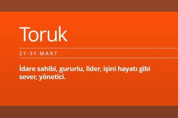 Türklerin 36 burçtan oluşan Astroloji haritası