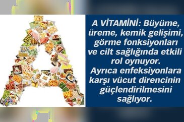 Vitaminler, mineraller ve görevleri