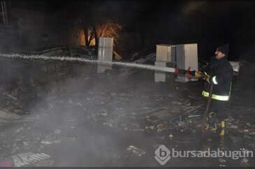 İnegöl'de alevli gece 