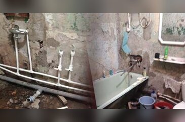 Annesi için banyosunu baştan yarattı!