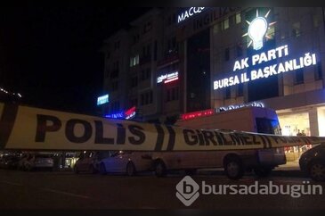 Ak Parti il binası önünde bomba paniği

