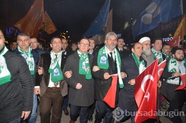 Bursa Çanakkale şehitleri için yürüdü!