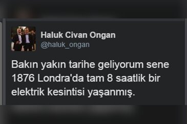 Sosyal medyada elektrik kesintisi