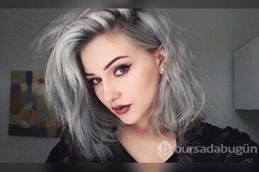 2015 saç trendi : Gri
