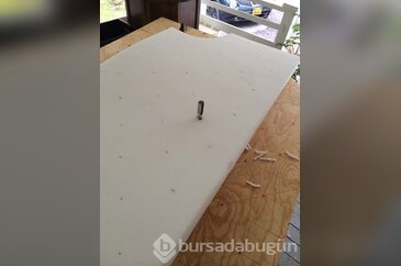 Kendi elleriyle yaptı