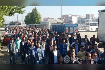 Bursa'da büyük eylem! İşçiler ayaklandı!