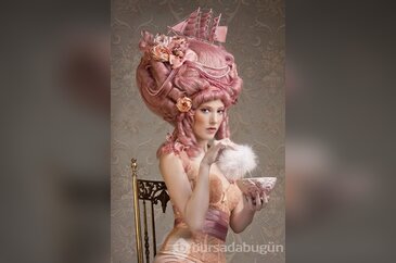 Sanat eseri gibi saçlar

