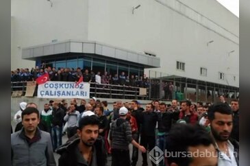 Bursa'daki metal direnişinden 'o' anlar...