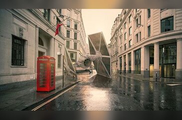 Star Wars savaş gemileri Dünya'ya düşerse!