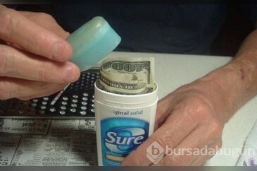 Evde parayı gizlemenin yolları...