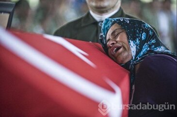IŞİD'in şehit ettiği astsubaya veda