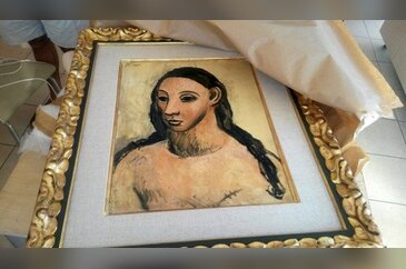 Picasso'nun 26 milyon euroluk tablosu İspanya'ya getirildi