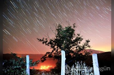 Bursa'da meteor yağmuru