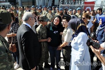 Şehit uzman çavuşa veda