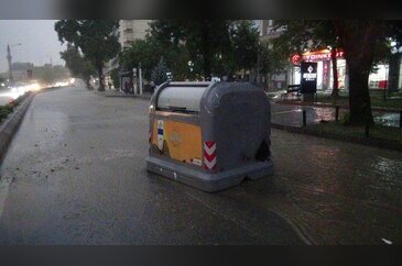 Edirne'de ağustos ayında sağanak sürprizi