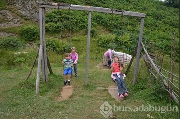 Yaylada "kuzine" başında tatil keyfi