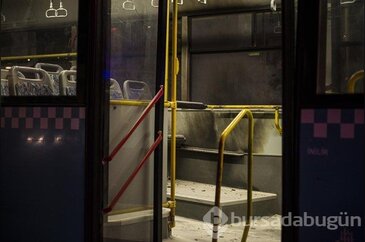 Okmeydanı'da halk otobüsüne saldırı