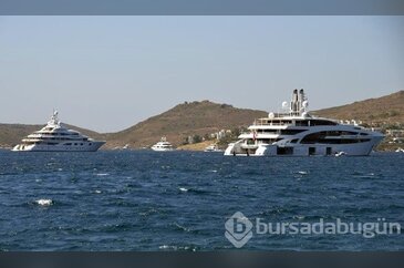 Milyon euroluk yatlar Bodrum'a demirledi