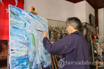 İngiliz ressamdan Atatürk tablosu