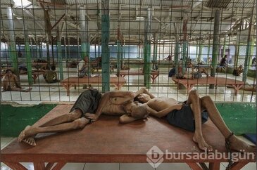 Akıl hastanesinden dehşet görüntüler