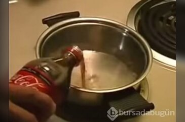 Bize ne içiriyorlar? Kola'yı kaynatınca bakın ne oluyor?
