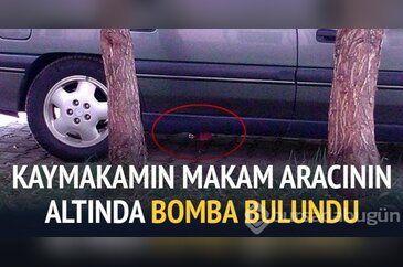 Kaymakama bombalı tuzak!