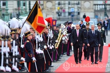 Cumhurbaşkanı Recep Tayyip Erdoğan Belçika'da