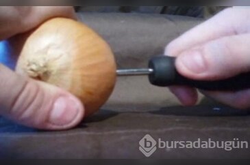 Soğanla şarj etti!