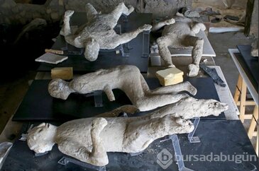 Taş kesilen şehir Pompei